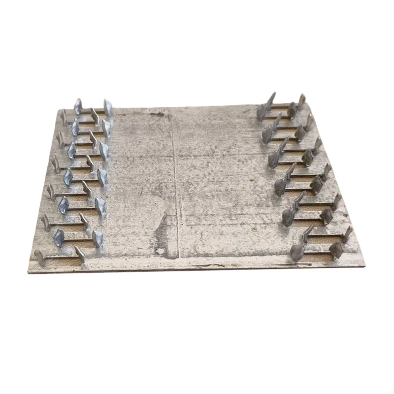 Plaque à clous robuste pour connecteur en bois